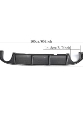 VR Aero Carbon Fiber Rear Diffuser Volkswagen Golf GTI MK7                                     - VR-MK7GTI-610 - Image 10