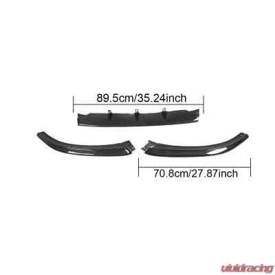 VR Aero Carbon Fiber Front Lip Spoiler Audi S5 2012-2016 - VR-S5-601