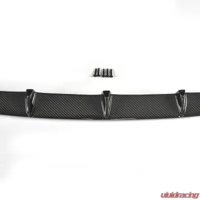 VR Aero Carbon Fiber Front Lip Spoiler V2 Audi S3 | A3 S-Line Hatchback 5-Door 2014-2016 - VR-A3-649