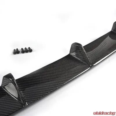 VR Aero Carbon Fiber Front Lip Spoiler V2 Audi S3 | A3 S-Line Hatchback 5-Door 2014-2016 - VR-A3-649