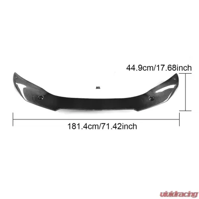 VR Aero Carbon Fiber Front Lip BMW X6 F16 M Sport 2015-2019 - VR-X6M-601