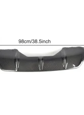 VR Aero Carbon Fiber Rear Diffuser BMW X6 F16 M-Sport 2015-2019                                     - VR-X6F16-610 - Image 12