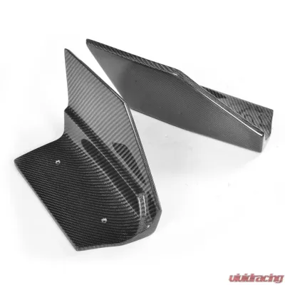 VR Aero Carbon Fiber Rear Bumper Splitters BMW X6 F16 M Sport Utility 2015-2019 - VR-X6F16M-615
