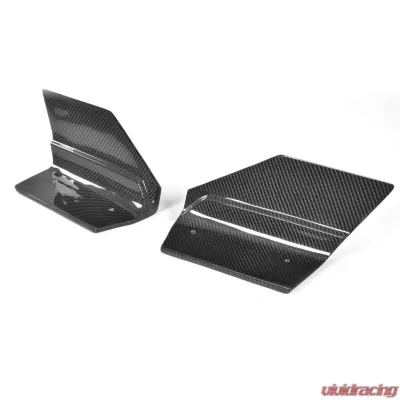 VR Aero Carbon Fiber Rear Bumper Splitters BMW X6 F16 M Sport Utility 2015-2019 - VR-X6F16M-615