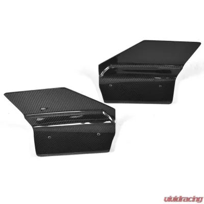 VR Aero Carbon Fiber Rear Bumper Splitters BMW X6 F16 M Sport Utility 2015-2019 - VR-X6F16M-615