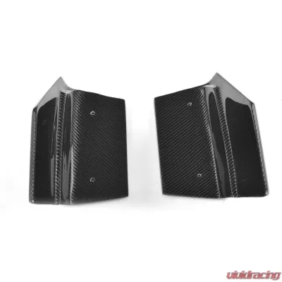 VR Aero Carbon Fiber Rear Bumper Splitters BMW X6 F16 M Sport Utility 2015-2019 - VR-X6F16M-615
