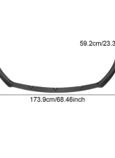 VR Aero Carbon Fiber Front Lip Spoiler Volkswagen CC Sedan 2013-2018                                     - VR-VWCC-600 - Image 9