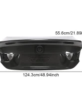 VR Aero Carbon Fiber Rear Trunk Lid BMW M4 F82 2014-2019                                     - VR-M4-611 - Image 7