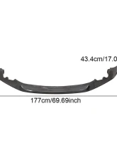 VR Aero Carbon Fiber Front Lip Spoiler V2 BMW M2 Competition F87 2018-2020                                     - VR-F87-602 - Image 7