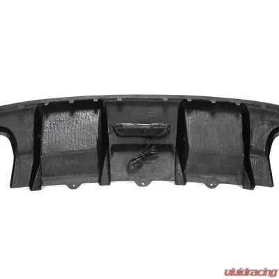 VR Aero Carbon Fiber Rear Diffuser w/ LED light Audi S4 Sedan 2008-2012 - VR-S4-611
