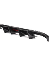VR Aero Carbon Fiber Rear Diffuser w/ LED light Audi S4 Sedan 2008-2012                                     - VR-S4-611 - Image 5