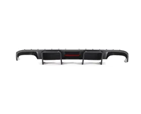 VR Aero Carbon Fiber Rear Diffuser w/ LED light Audi S4 Sedan 2008-2012