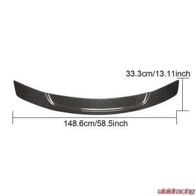 VR Aero Carbon Fiber Rear Trunk Spoiler V1 Mercedes R172 2011-2019 - VR-R172-611