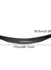 VR Aero Carbon Fiber Rear Trunk Spoiler Mercedes S63 AMG S221 2008-2013                                     - VR-S63AMG-612 - Image 9