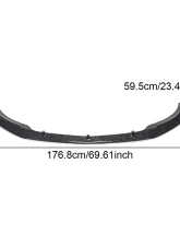 VR Aero Carbon Fiber Front Lip Spoiler Mercedes A45 AMG A Class W176 2016-2018                                     - VR-A45-600 - Image 11
