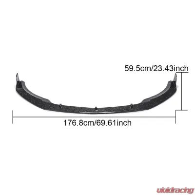 VR Aero Carbon Fiber Front Lip Spoiler Mercedes A45 AMG A Class W176 2016-2018 - VR-A45-600