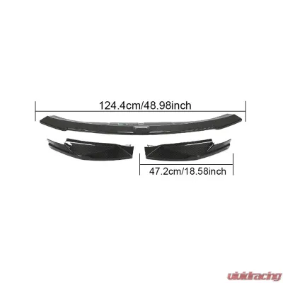 VR Aero Carbon Fiber Front Lip Spoiler V5 BMW M3 G80 | M4 G82 G83 2021-2024 - VR-M3M4-607