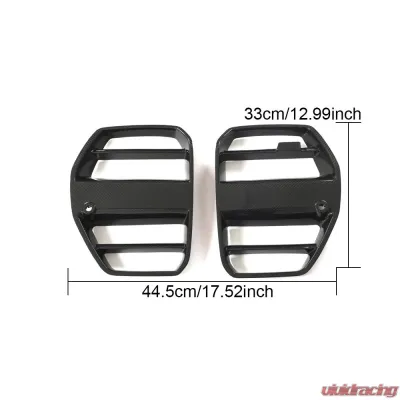 VR Aero Carbon Fiber Front Kidney Grill V2 BMW M3 G80 | M4 G82 G83 - VR-M3M4-GRILL-5