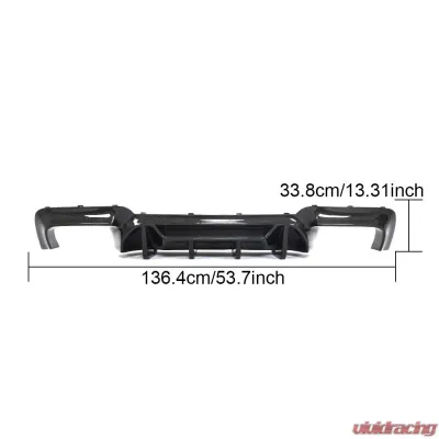 VR Aero Carbon Fiber Rear Diffuser BMW M5 F10 2012-2017 - VR-M5-610