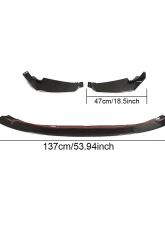 VR Aero Carbon Fiber Front Bumper Lip Spoiler BMW M3 G80 | M4 G82 G83                                     - VR-M3M4-601-1 - Image 7