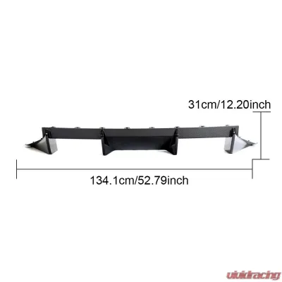VR Aero Carbon Fiber Rear Diffuser V1 BMW M2 G87 - VR-G87M2-610