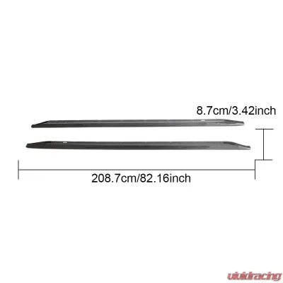 VR Aero Carbon Fiber Side Skirts V6 BMW M3 G80 - VR-G80M3-635