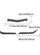 VR Aero Carbon Fiber Front Lip Spoiler Chevrolet Corvette C8 Z06                                     - VR-C8Z06-600 - Image 16