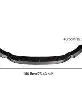 VR Aero Carbon Fiber Front Lip Spoiler BMW X6M F86 | X5M F85 2015-2019                                     - VR-X5M-X6M-602 - Image 9