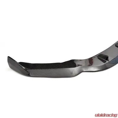 VR Aero Carbon Fiber Front Lip Spoiler BMW X6M F86 | X5M F85 2015-2019 - VR-X5M-X6M-602