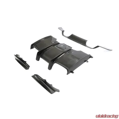 VR Aero Carbon Fiber Rear Diffuser V2 BMW M3 | M4 | F80 | F82 | F83 - VR-M3M4-F80F82F83-612