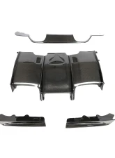 VR Aero Carbon Fiber Rear Diffuser V2 BMW M3 | M4 | F80 | F82 | F83                                     - VR-M3M4-F80F82F83-612 - Image 2