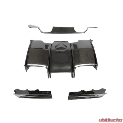 VR Aero Carbon Fiber Rear Diffuser V2 BMW M3 | M4 | F80 | F82 | F83 - VR-M3M4-F80F82F83-612