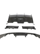 VR Aero Carbon Fiber Rear Diffuser V2 BMW M3 | M4 | F80 | F82 | F83                                     - VR-M3M4-F80F82F83-612 - Image 3