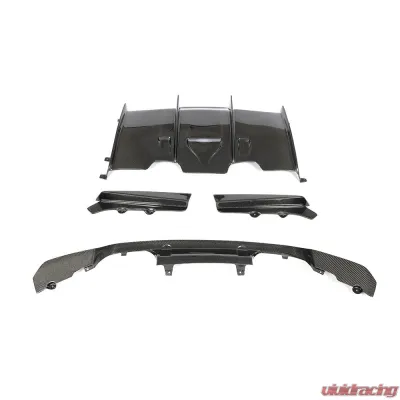 VR Aero Carbon Fiber Rear Diffuser V2 BMW M3 | M4 | F80 | F82 | F83 - VR-M3M4-F80F82F83-612