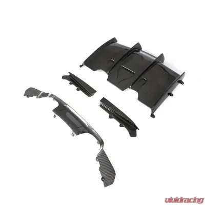 VR Aero Carbon Fiber Rear Diffuser V2 BMW M3 | M4 | F80 | F82 | F83 - VR-M3M4-F80F82F83-612