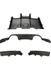 VR Aero Carbon Fiber Rear Diffuser V2 BMW M3 | M4 | F80 | F82 | F83                                     - VR-M3M4-F80F82F83-612 - Image 6