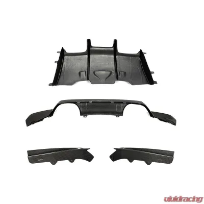 VR Aero Carbon Fiber Rear Diffuser V2 BMW M3 | M4 | F80 | F82 | F83 - VR-M3M4-F80F82F83-612