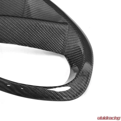 VR Aero Carbon Fiber Front Bumper Grill Frame Mercedes W205 C63 AMG | C180 | C200 2015-2017 - VR-W205-650