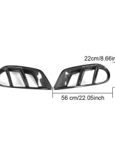 VR Aero Carbon Fiber Front Bumper Grill Frame Mercedes W205 C63 AMG | C180 | C200 2015-2017                                     - VR-W205-650 - Image 11