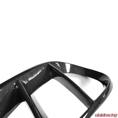 VR Aero Carbon Fiber Front Bumper Grill Frame Mercedes W205 C63 AMG | C180 | C200 2015-2017 - VR-W205-650