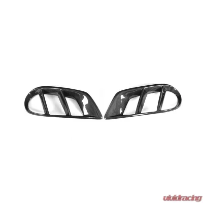 VR Aero Carbon Fiber Front Bumper Grill Frame Mercedes W205 C63 AMG | C180 | C200 2015-2017 - VR-W205-650