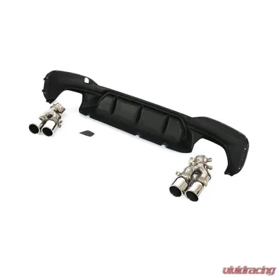 VR Aero Carbon Fiber Rear Diffuser for M Package BMW 5 Series G30 M Sport Sedan 2017-2020 - VR-G30G540-610