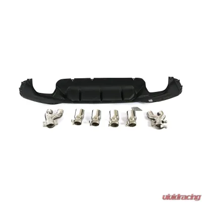 VR Aero Carbon Fiber Rear Diffuser for M Package BMW 5 Series G30 M Sport Sedan 2017-2020 - VR-G30G540-610