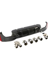 VR Aero Carbon Fiber Rear Diffuser for M Package BMW 5 Series G30 M Sport Sedan 2017-2020                                     - VR-G30G540-610 - Image 9