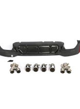 VR Aero Carbon Fiber Rear Diffuser for M Package BMW 5 Series G30 M Sport Sedan 2017-2020                                     - VR-G30G540-610 - Image 19