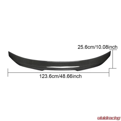 VR Aero Carbon Fiber Rear Trunk Spoiler V1 BMW M2 F87 2014-2020 - VR-M2-611