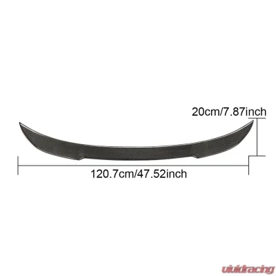 VR Aero Carbon Fiber Rear Trunk Spoiler BMW F36 4 door 2014-2019 - VR-F36-612