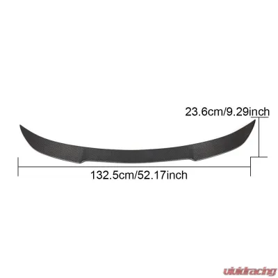 VR Aero Carbon Fiber Rear Trunk Spoiler BMW X4 F26 M Sport 2014-2018 - VR-X4F26-611