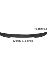 VR Aero Carbon Fiber Rear Trunk Spoiler BMW X4 G02 M Sport 2019+                                     - VR-X4G02-611 - Image 10