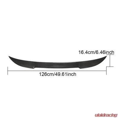 VR Aero Carbon Fiber Rear Trunk Spoiler BMW X4 G02 M Sport 2019+ - VR-X4G02-611